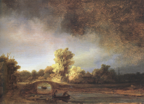 Landscape with a Stone Bridge (mk33)